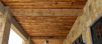 reclaimed hand hewn wood beams