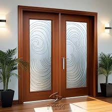 99 Beautiful Sandblasted Glass Door
