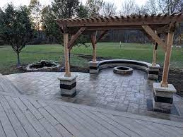 Pergola Patio And Fire Pit