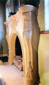 Taunton Cast Stone Fireplace Mantel