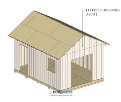 12x16 Shed Diy Plans Gable Roof