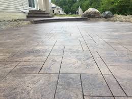 Stamped Concrete Patio Ashlar Pattern