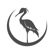 Heron Logo Icon Design Ilration