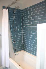 Large Format Glass Tile In A Shower