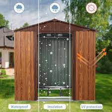 Metal Shed Galvanized Steel Garden Shed