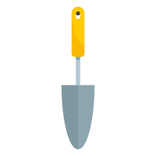 Garden Hand Shovel Vector Icon