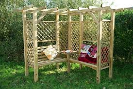 45 Garden Arbor Bench Design Ideas