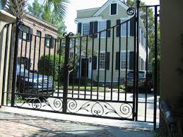 Wrought Iron Passage Gate Eclectic