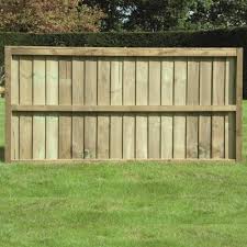 Feather Edge Fence Board Panel Heavy