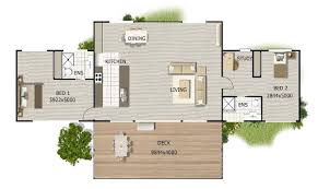 2 Bedroom Hillside House Plans House