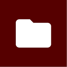 Dark Red Files Icon Iphone Red