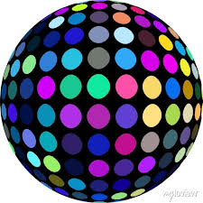 Joyful Disco Ball 3d Icon Isolated