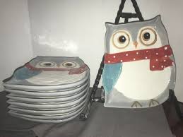 Snowy Owl Plates Hobby Lobby Winter