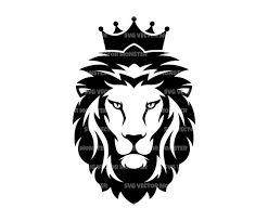 Crowned Lion Svg Lion With Crown King
