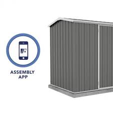 Absco 10 X 10 Metal Storage Shed Kit