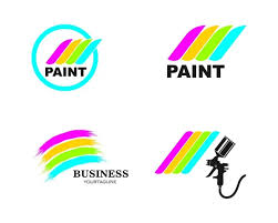 Color Paint Logo Icon Vector