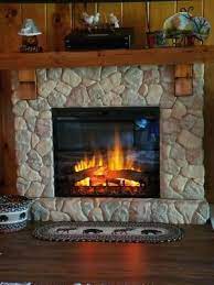 Fieldstone Rustic Electric Fireplace