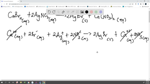 Reaction Cabr2 Aq Agno3 Aq