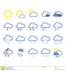 Weather Icons Fabric Wall Art Wall Murals