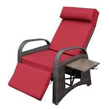 Anvil Pe Wicker Outdoor Recliner Chair