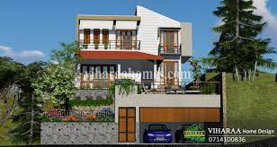 Two Story House Plan And 3d Design