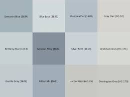 Benjamin Moore Gray And Blue Paint