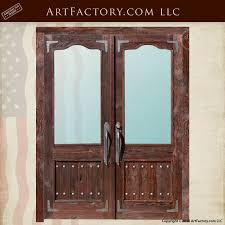 Custom Wood Entry Doors Western Style