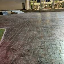 Commercial Building Stamped Concrete
