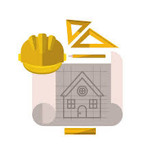 Construction Plan Isolated Icon Vector