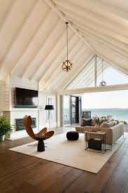 a coastal home with a creative neutral
