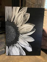 Black And White Acrylic Painting