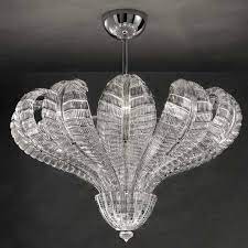 Glass Murano Chandelier Naga