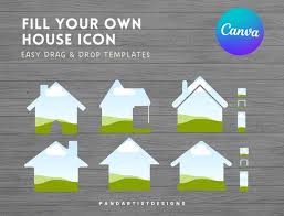 Diy Fill Your Own House Icon Design On