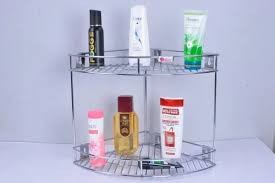 Solmen Silver Bathroom Corner Double At