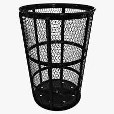 3d Model Street Basket Waste