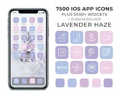 Lavender 7500 Ios 14 App Icons Purple