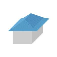 Roof Type House Vector Icon Design