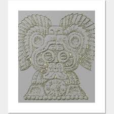 Astec Central American Folk Art Icon