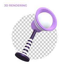 3d Rendering Night Lamp Icon Premium Psd