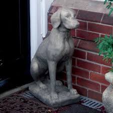 Pointer Dog Stone Garden Statue