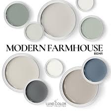 Modern Farmhouse Color Palette Behr