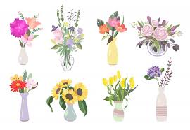 Flower Vase Vectors Ilrations For