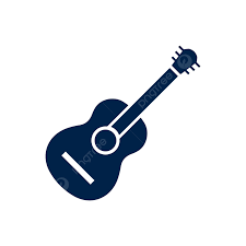 Acoustic Guitar Icon Logo Template