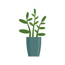 Gardenia Plant Vector Icon