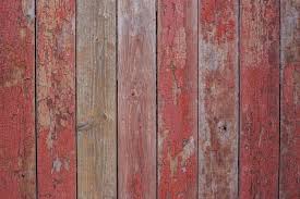 Old Wooden Fence Painted