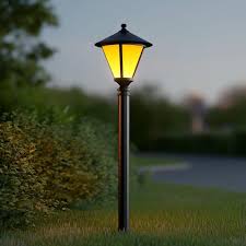 3d Outdoor Lamp Icon Illuminating Light