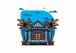 Caribbean House Vector Art Icons And