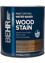 Fast Drying Water Based Wood Stain Behr
