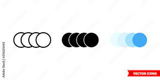 Animation Icon Of 3 Types Color Black