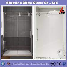 Clear Or Opaque Frosted Glass Shower
